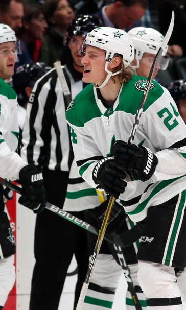 Hintz scores twice, Stars beat Avalanche 2-1